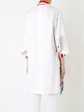 embroidered trim coat 