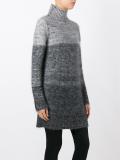 turtleneck longsleeved knit dress