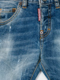 stonewash denim shorts