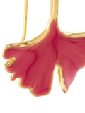 ginkgo leaf Tangerine earrings
