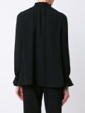 gathered neck shirt