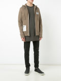 kangaroo pockets zipped hoodie