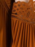 pleated off shoulder dress