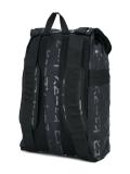 'Hu Race' printed backpack