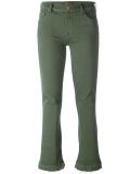 flared cropped jeans