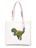 T-rex print tote