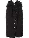 belted button skirt 
