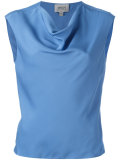 draped neck top