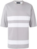 oversized striped T-shirt