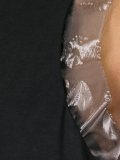 frayed insert dress