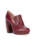 curved heel pumps