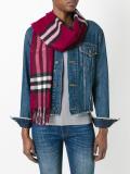 checked scarf