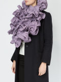 over-sized ruffled scarf