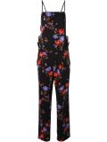 floral print dungarees