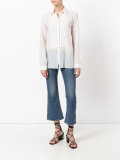 embroidered bib shirt 