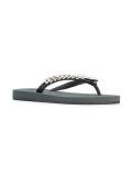 rhinestone embellished flip flops