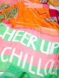 text print scarf 