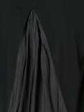 cupro insert T-shirt dress