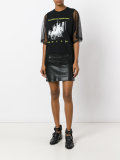 sheer layer T-shirt 