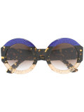 glitter tortoiseshell sunglasses