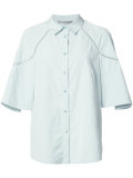 ruffled sleeves shirt