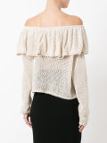 ruffle knit top
