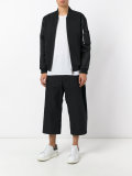 side tuck cropped trousers