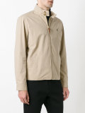 band collar zipped jacket