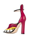 fringed high-heel sandals