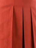 pleated mini skirt