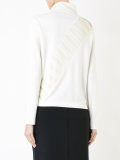 ribbed trim jumper 