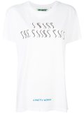 blurry letters T-shirt