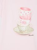 tea cup print T-shirt