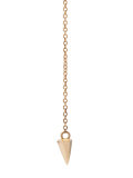 tiny spike chain earring