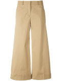 cropped palazzo trousers