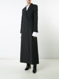 striped tailored coat 