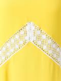 macramé hem flared dress