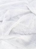 frayed trim scarf 