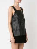 leather blouse