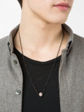 pave ball necklace