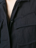 flap pocket shirt dress