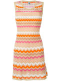 chevron stripe shift dress