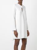 knotted front shift dress
