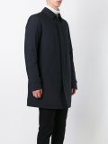 single breasted padded coat 