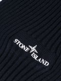 logo embroidered scarf