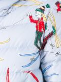 skier print padded jacket