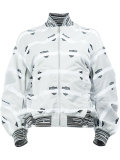 printed bomber jacket