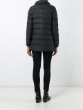 collar detail padded coat