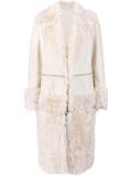 fur panel coat 