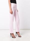 cropped flared trousers